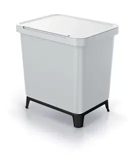 Odpadkové koše Prosperplast Odpadkový koš SYSTEMO 2x10 L světle šedý