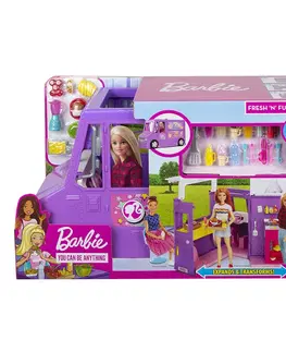 Hračky panenky MATTEL - Barbie Pojízdná Restaurace