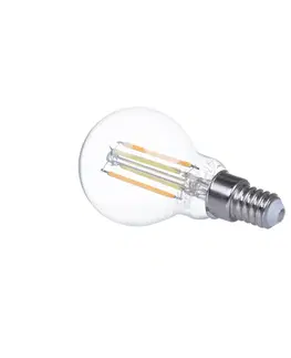 Chytré žárovky PRIOS Prios Smart LED kapková lampa čirá E14 4,2W Tuya WLAN CCT