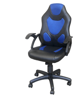 Kancelářské židle Kancelářské křeslo PELISTER 3, černá/modrá