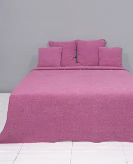 Přehozy Růžový vintage přehoz na dvoulůžkové postele Quilt 181 - 230*260 cm Clayre & Eef Q181.061DP