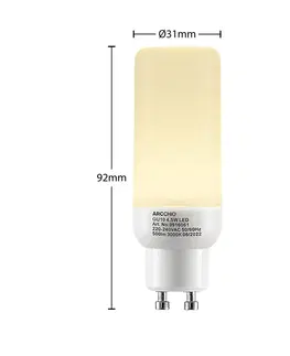 LED žárovky Arcchio Arcchio LED trubková žárovka GU10 4,5W 3 000K 2ks