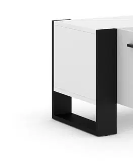 TV stolky ARTBm TV stolek NUKA 160 | bílý