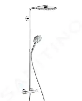 Sprchy a sprchové panely HANSGROHE Raindance Select S Sprchový set s termostatem, 240 mm, 2 proudy, chrom 27129000