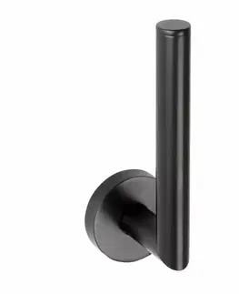 WC štětky SAPHO XB701 X-Round black držák toaletního papíru rezervní, černá