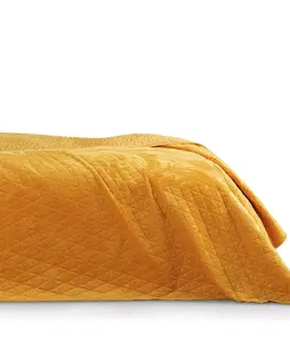 Přehozy AmeliaHome Přehoz na postel Laila žlutý, velikost 170x270