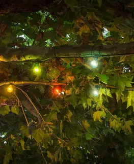 Dekorativní řetězy Konstsmide Christmas LED světelný řetěz pro prodloužení pivní zahrady, barevný