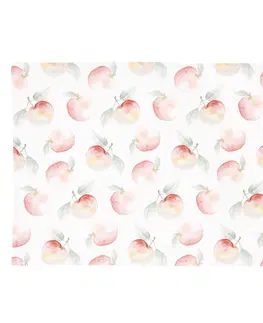 Prostírání Sada 6 bavlněných prostírání s motivem jablek Apple Yard - 48*33 cm Clayre & Eef APY40