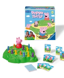 Hračky společenské hry RAVENSBURGER - Peppa Pig: Peppa twist hra