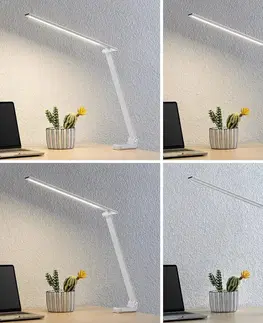 Stolní lampy kancelářské PRIOS Prios Tamarin stolní lampa LED, stmívatelná, bílá