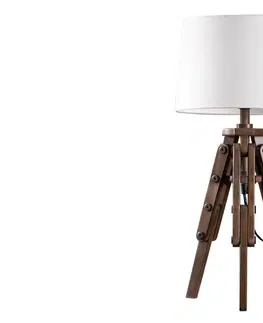 Stolní lampy LuxD 25055 Designová stolní lampa Dawson 59 cm bílá