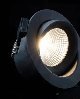 Podhledová svítidla The Light Group SLC One 360° LED vestavné světlo černé 2 700K