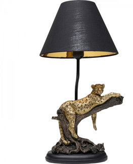 Designové stolní lampy a lampičky KARE Design Stolní lampa Relax Leopard