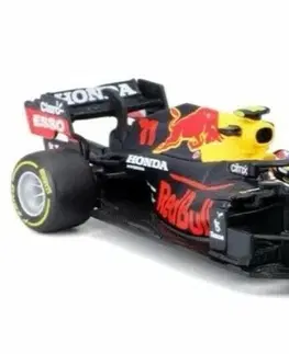 Hračky BBURAGO - 1:43 RACE F1 - Red Bull Racing RB16B (2021) #11 (Sergio Pérez) s helmou - tvrdá doba