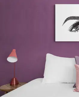 Obrazy lidí Obraz minimalistické ženské oči