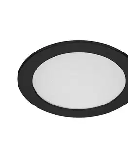 Svítidla Panlux Podhledové LED svítidlo Downlight CCT Round černá, 18 W