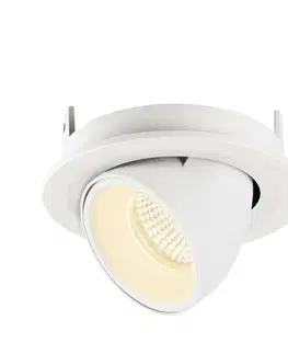 LED podhledová svítidla SLV BIG WHITE NUMINOS GIMBLE S zápustné stropní svítidlo bílé 3000 K 55° 1005901