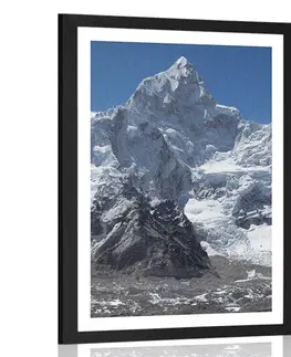 Příroda Plakát s paspartou nádherný vrchol hory