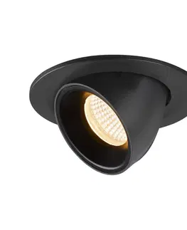LED podhledová svítidla SLV BIG WHITE NUMINOS GIMBLE S zápustné stropní svítidlo černé 3000 K 20° 1005885