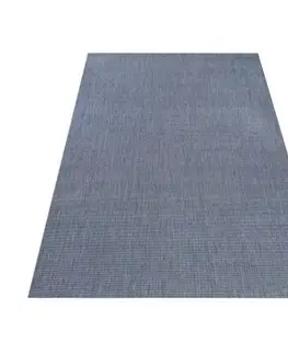 Moderní koberce Jednostranný koberec v džínsovej farbe