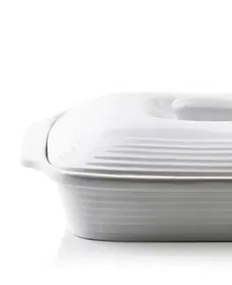 Pekáče a zapékací mísy Mondex Porcelánový pekáč BASIC II bílý