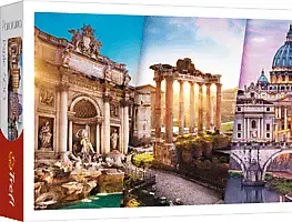 Hračky puzzle TREFL - Panoramatické puzzle 500 - Cesta do Itálie