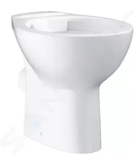 Záchody GROHE Bau Ceramic Stojící WC, rimless, alpská bílá 39430000