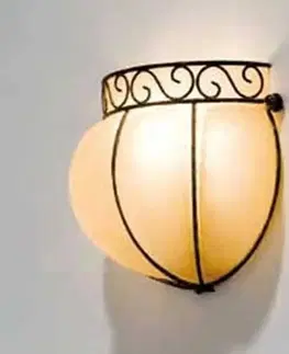 Nástěnná svítidla Siru Ručně vyrobené nástěnné světlo CORONA, 16 cm