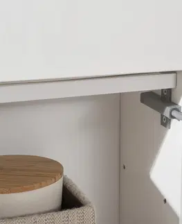 Koupelnový nábytek MEREO Aira, koupelnová skříňka 170 cm vysoká, pravé otevírání, bílá CN714PN