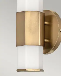 Nástěnná svítidla Quintiesse LED koupelnové nástěnné Facet Single, 3000 K mosaz