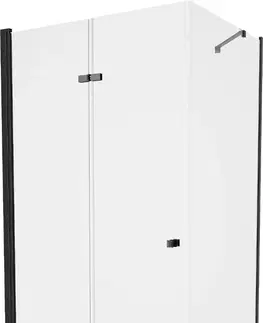 Sifony k pračkám MEXEN/S Lima sprchový kout 100x120, transparent, černá + bílá vanička se sifonem 856-100-120-70-00-4010B