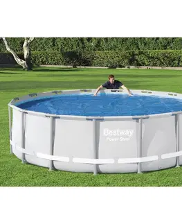 Bazény Bestway Solární plachta na kruhový bazén Flowclear, pr. 462 cm