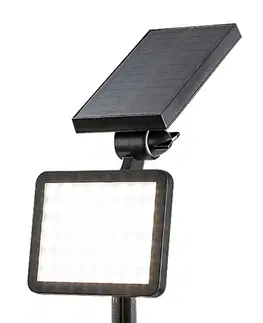 Solární stojací lampy Rabalux venkovní solární svítidlo Kelna LED 9,6W černá IP44 77011