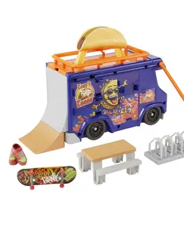 Hračky MATTEL - Hot Wheelittle Smoby skates fingerboard taco truck