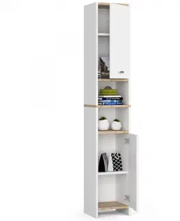 Koupelnový nábytek Ak furniture Koupelnová skříňka vysoká Beti 32 cm bílá