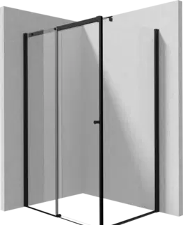 Sprchové kouty DEANTE/S Sprchový kout pevná stěna 110 posuvné dveře 100 KTS_N31P+KTSPN10P+KTS_NP1X KERRIA/0413