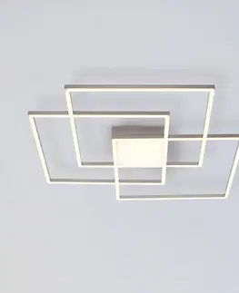 Stropní svítidla JUST LIGHT. LED stropní svítidlo Asmin, CCT, ocel, 75x75cm