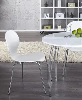 Designové a luxusní jídelní stoly Estila Stylový moderní kulatý jídelní stůl Arrondo
