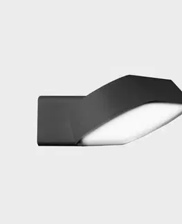LED venkovní nástěnná svítidla KOHL LIGHTING KOHL-Lighting TAP nástěnné svítidlo tmavě šedá 7 W 3000K nestmívatelné