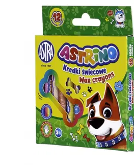 Hračky ASTRA - ASTRINO Dětské voskové barvičky, sada 12ks, 316121003