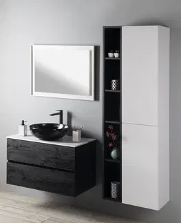 Koupelnový nábytek SAPHO ODETTA umyvadlová skříňka 82x50x43,5cm, bílá lesk DT085-3030