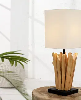 Designové a luxusní noční lampy do ložnice Estila Designová stolní lampa Euphoria 45cm