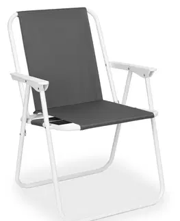 Zahradní židle a křesla TZB Skládací židle Alan šedá