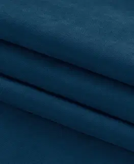 Záclony HOMEDE Závěs MILANA klasická transparentní dračí páska 10 cm s třásněmi 3 cm indigo, velikost 560x300