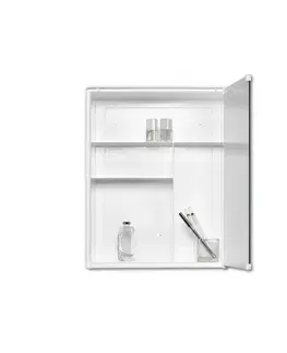 Koupelnová zrcadla JOKEY Junior 1-dveřová bílá zrcadlová skříňka plastová 188411000-0110 188411000-0110