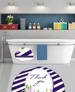 Koupelnové předložky L'essentiel Koupelnová předložka THANK 200 cm vícebarevná