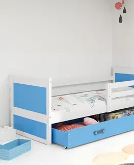 Postele BMS Dětská postel RICO 1 | bílá 80 x 190 cm Barva: Růžová
