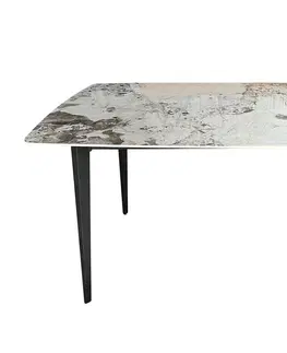 Jídelní stoly LuxD Keramický jídelní stůl Garold 180 cm přírodní kámen