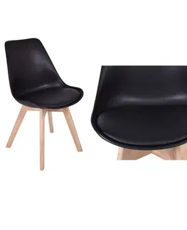 Židle TZB Jídelní židle Nantes - černá
