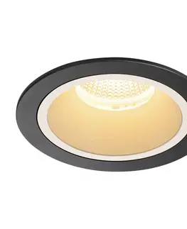 LED podhledová svítidla SLV BIG WHITE NUMINOS DL L vnitřní LED zápustné stropní svítidlo černá/bílá 3000 K 20° 1003938